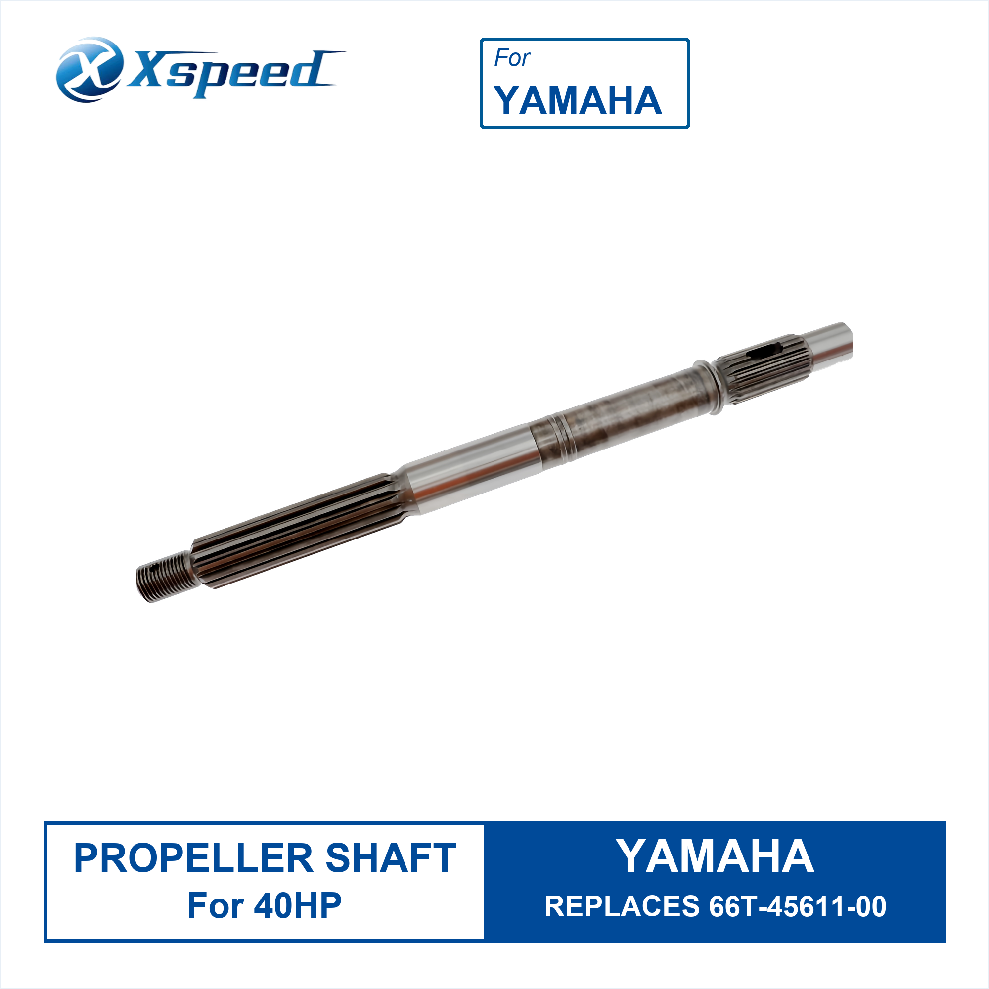 YAMAHA Propeller Shaft 40HP 66T-45611-00